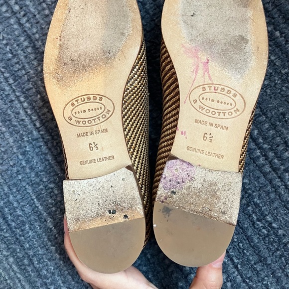 Stubbs and Wootton Straw Slipper - Picture 9 of 10